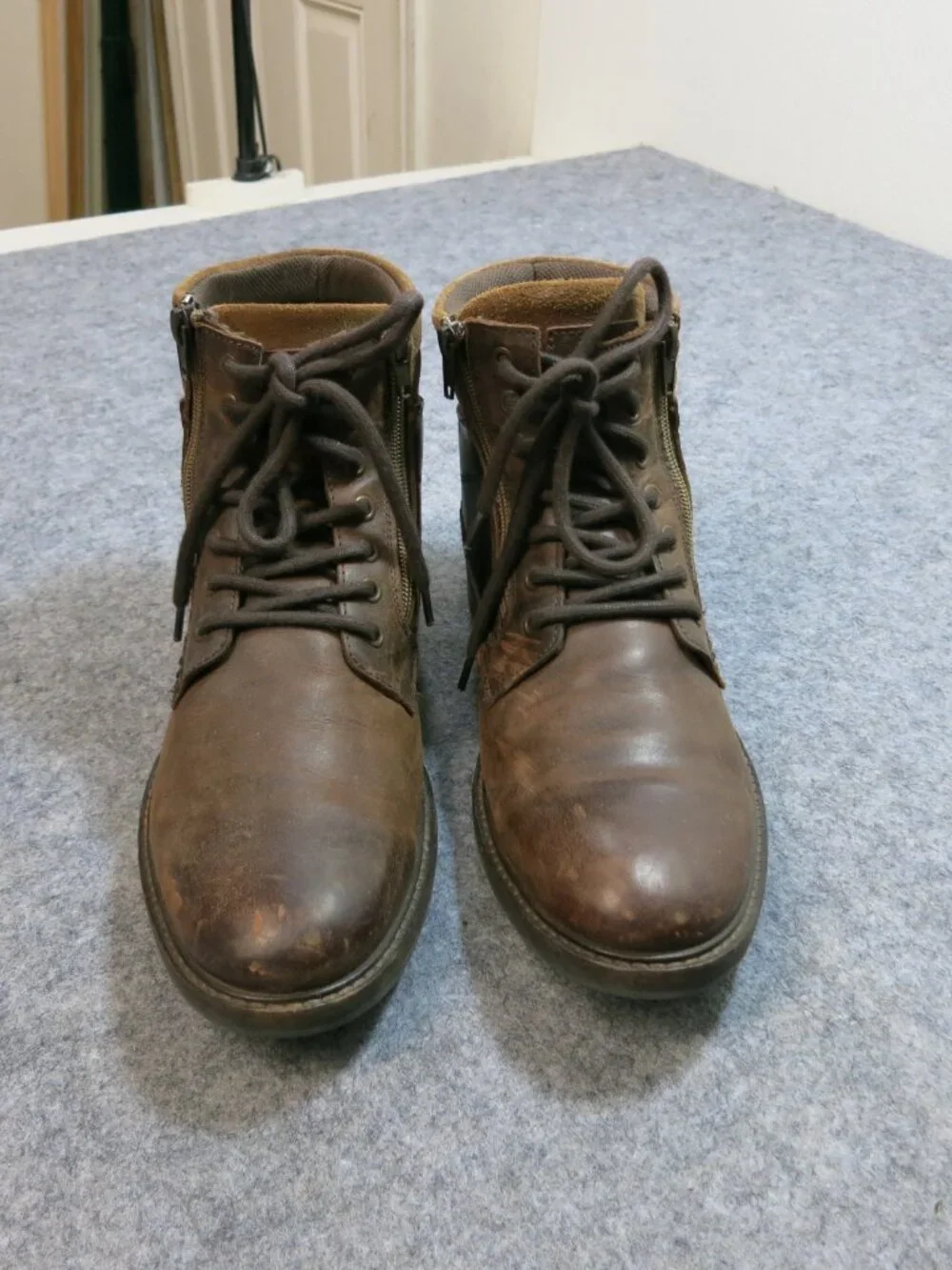 Aldo Leather Chukka Casual Dress Boots Shoes Men's Dress Stiefel Bottes 9.5 M
